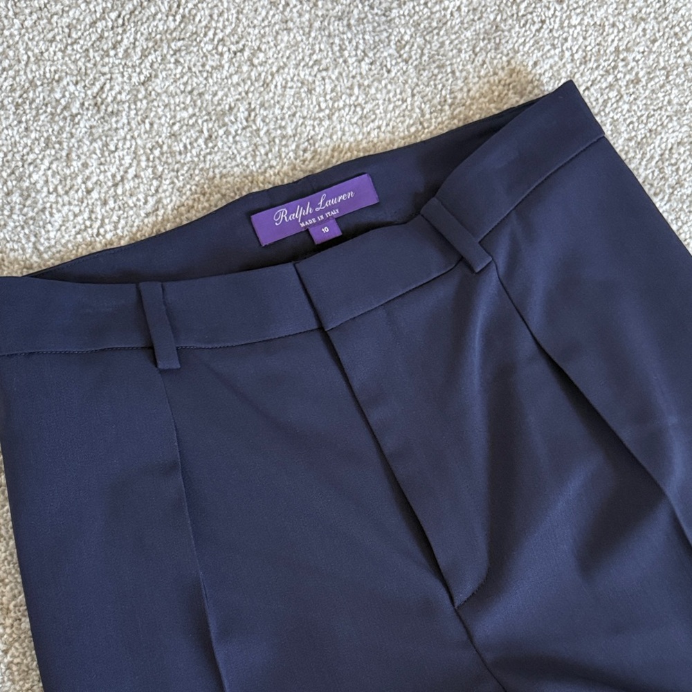 Ralph Lauren Purple Label Navy Women's Trousers